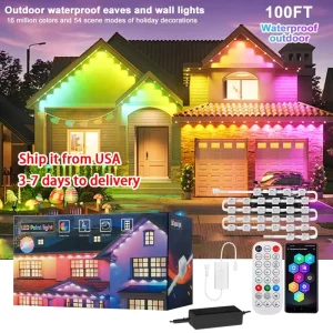 Permanent Outdoor Eaves Lights