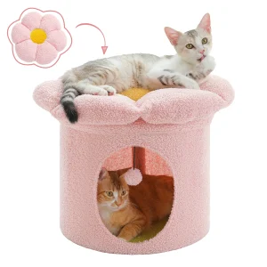 Flower Cat Bed House