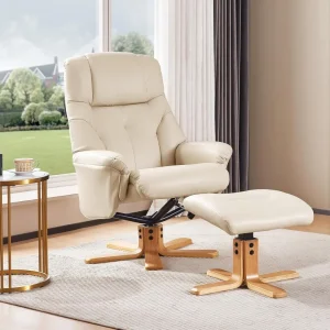 Swivel Recliner Chair & Ottoman